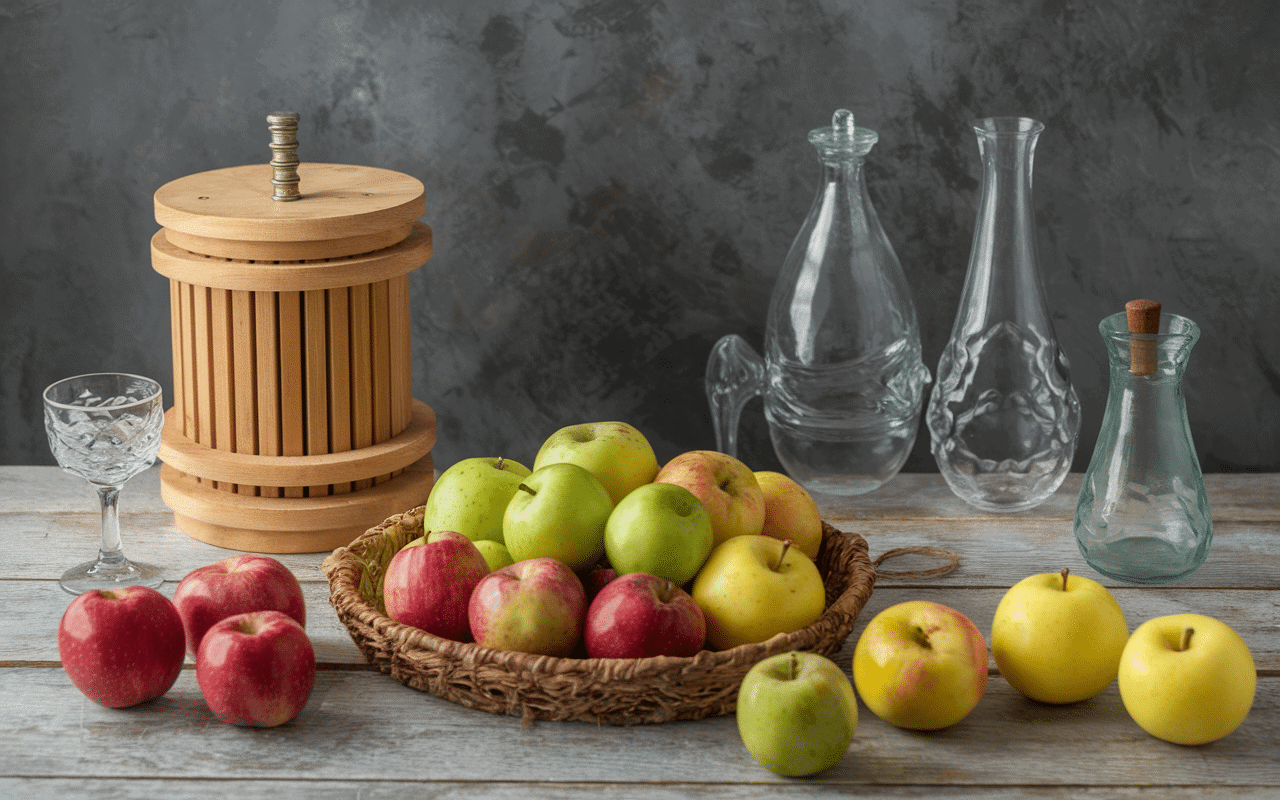 comment faire du cidre de pomme pommes materiel