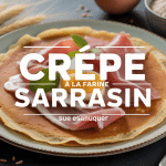 crêpes à la farine de sarrasin garnies jambon œuf