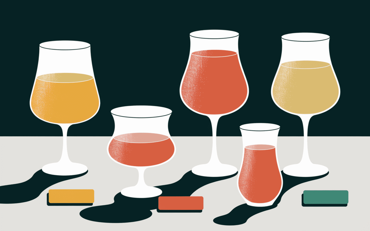 different types de verres de marques de bieres