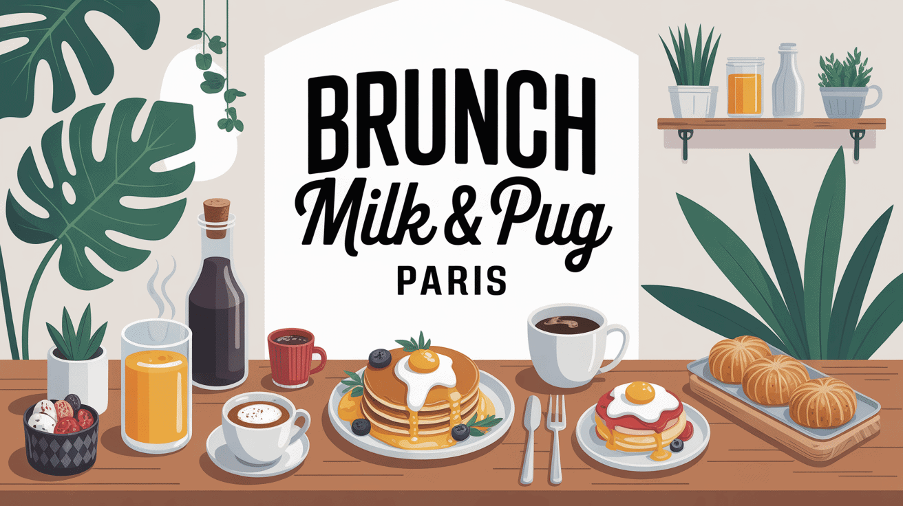 milk & pug - brunch cosy à paris avec pancakes et oeufs