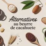 Pots de beurres végétaux illustrant par quoi remplacer le beurre de cacahuète