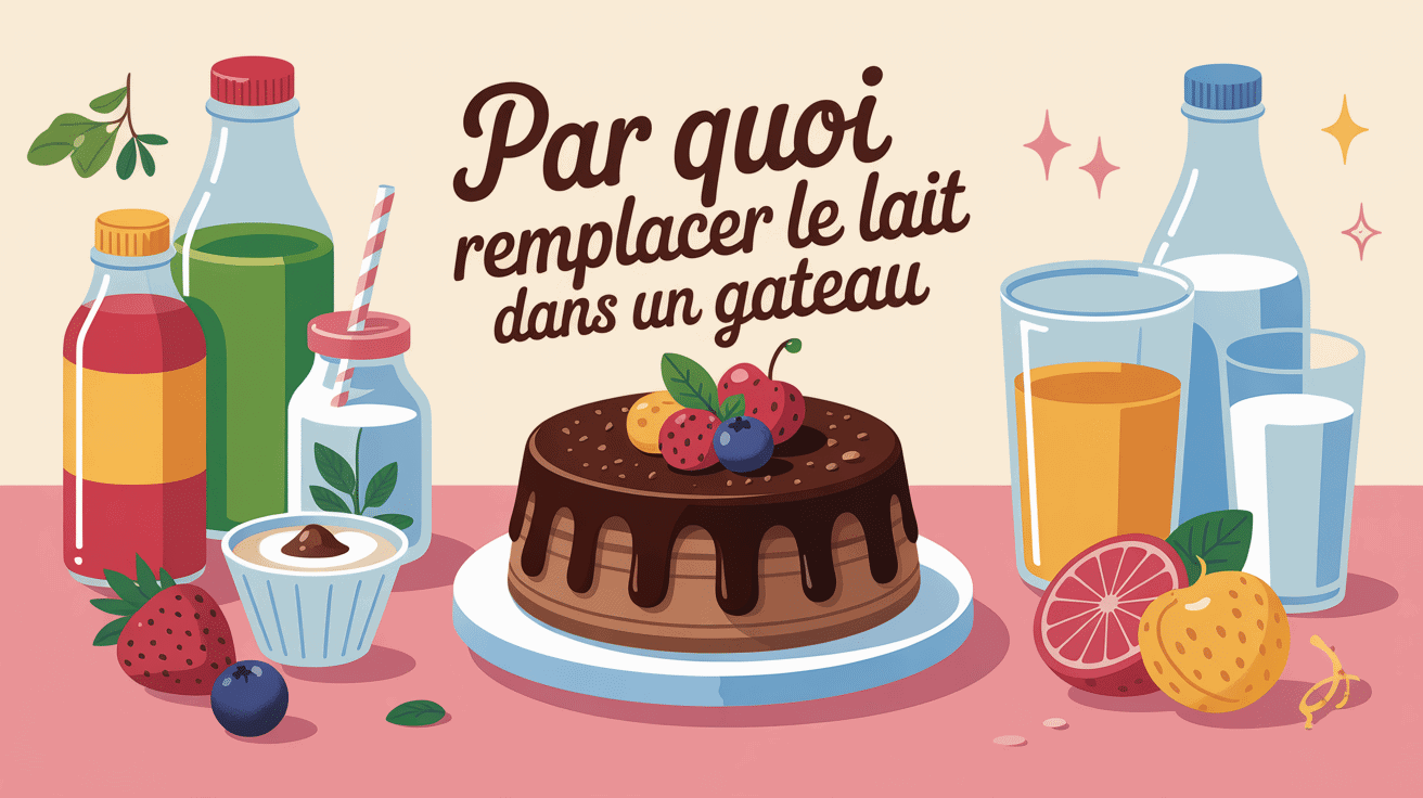 Par quoi remplacer le lait dans un gâteau alternatives visuelles