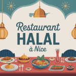 Table avec plats orientaux resto halal Nice