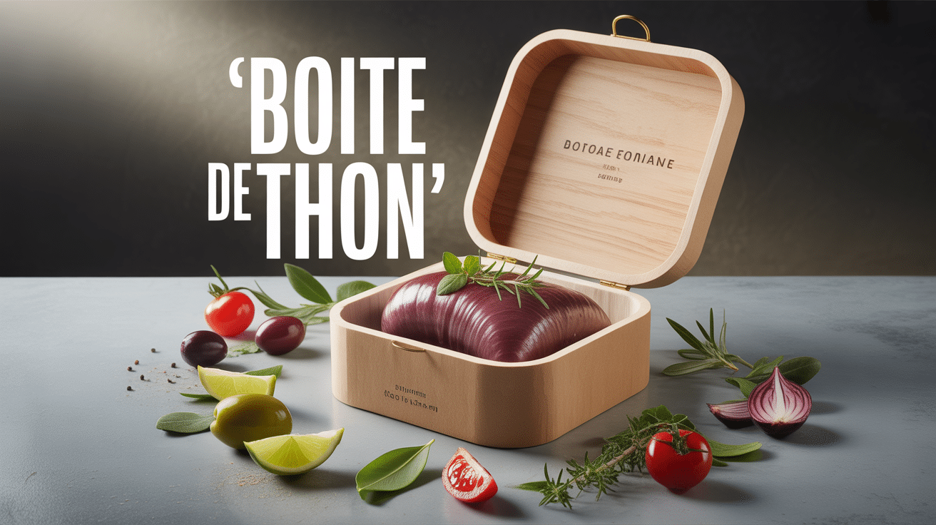 boite de thon ouverte ingredients frais