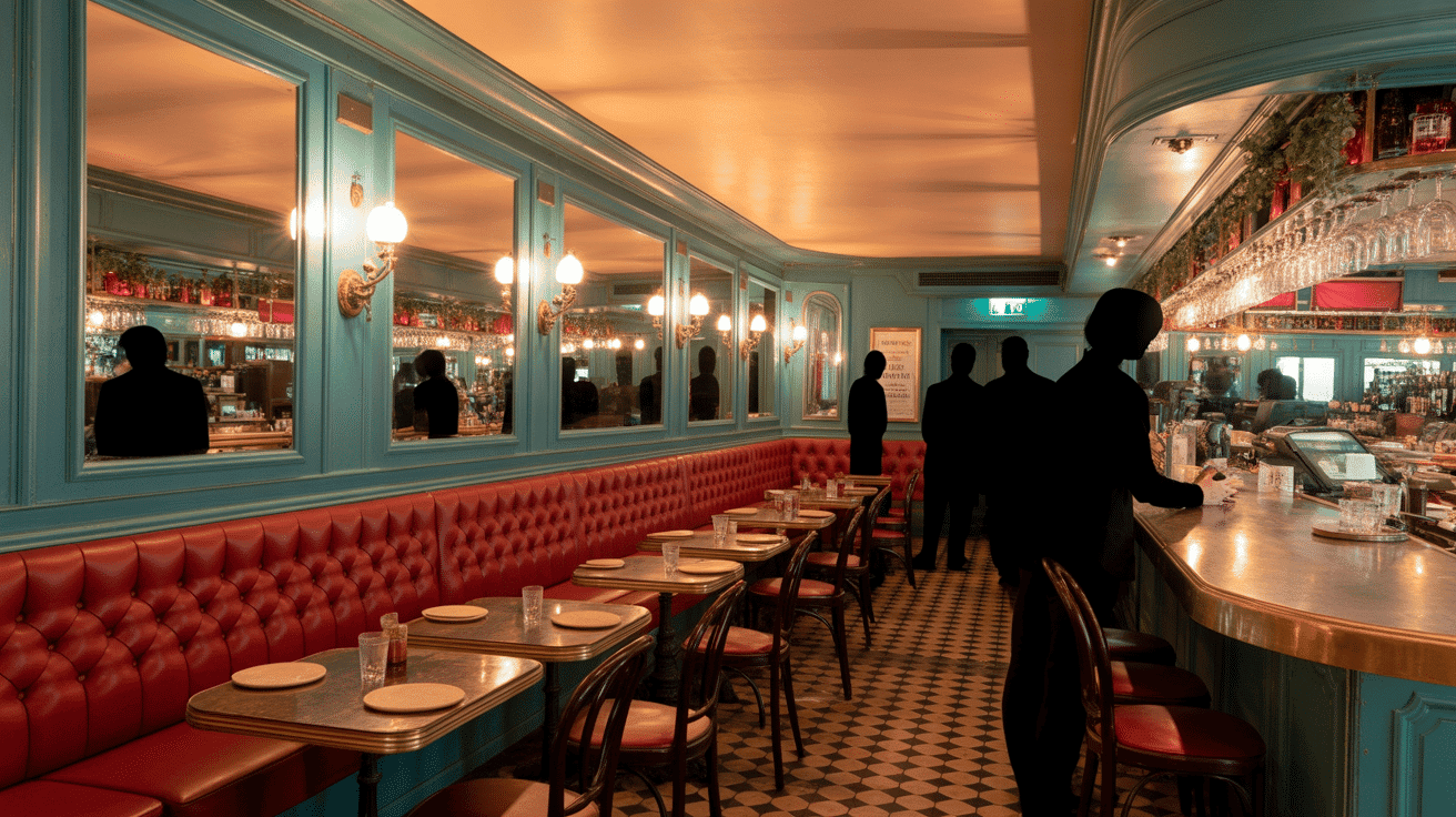 café jeannette intérieur bistrot vintage
