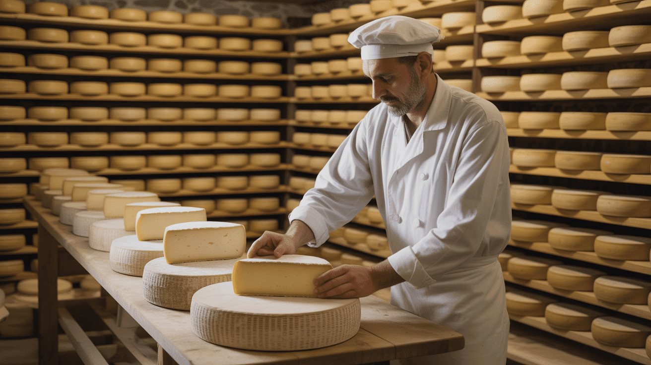 Affinage artisanal cheese royal fromagerie