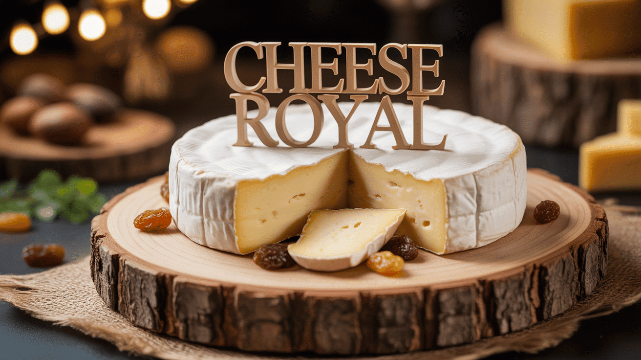 Plateau cheese royal raisins noix