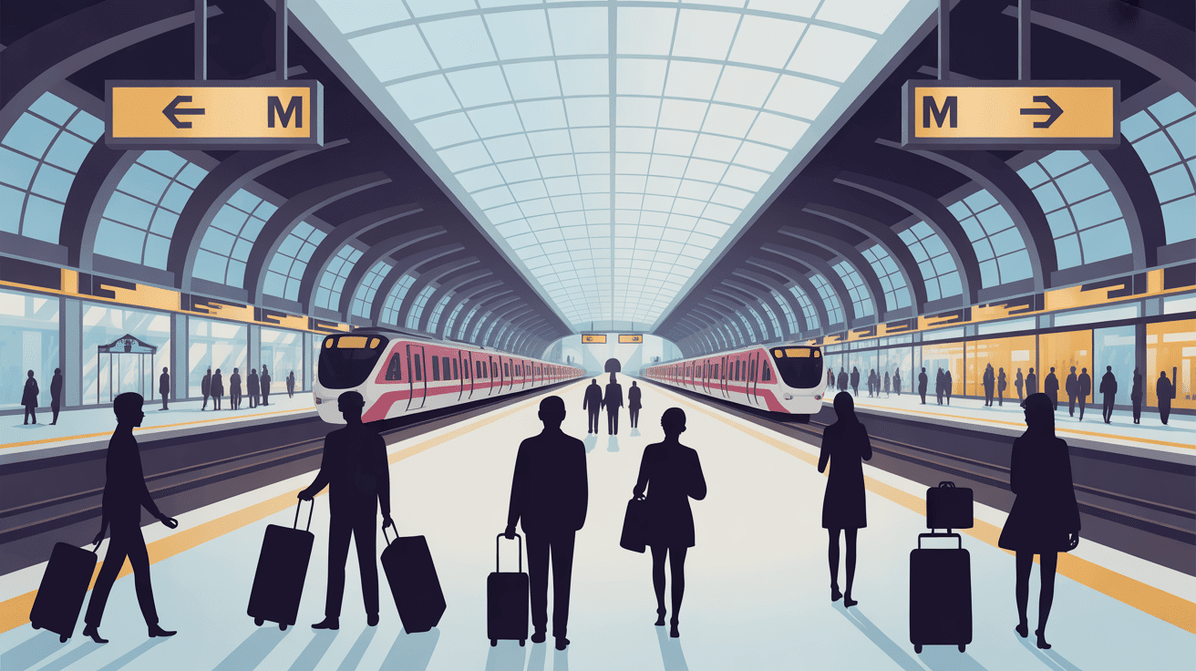Gare moderne et vie urbaine à le Paris Montparnasse