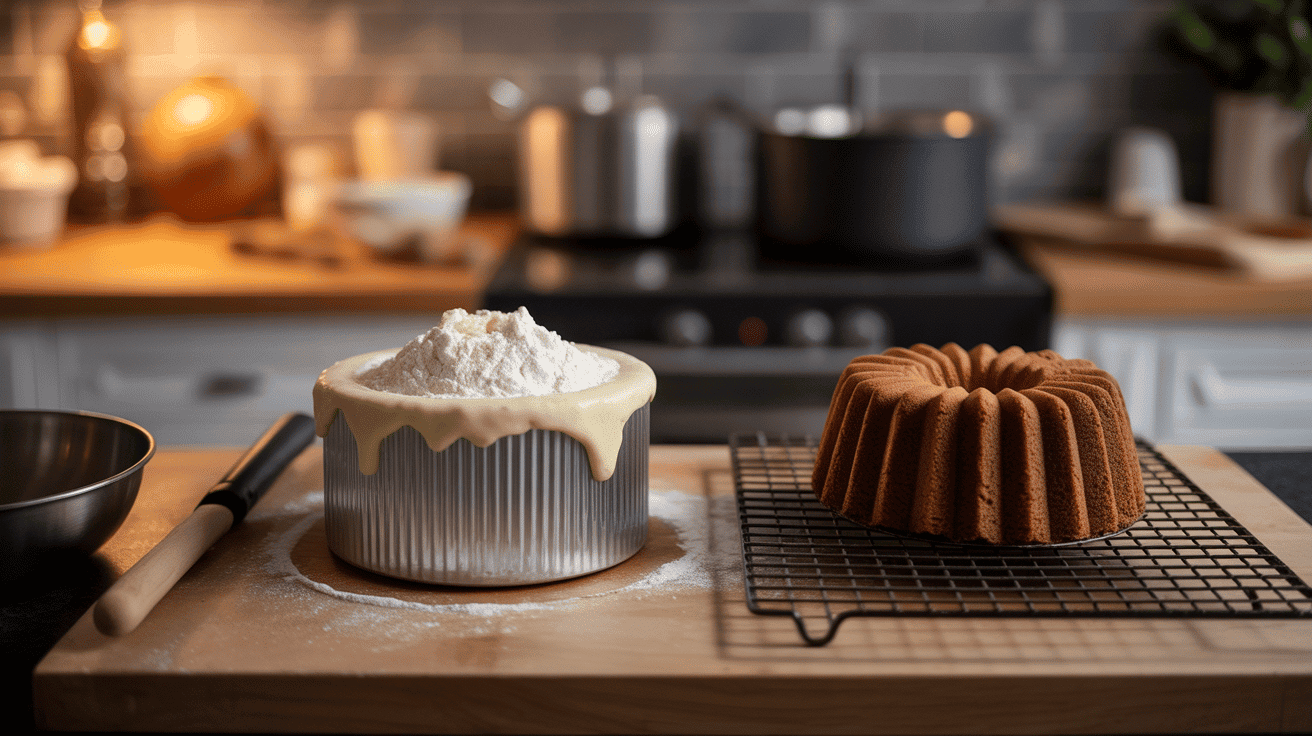 moule à manqué beurré fariné cuisson gâteau réussi