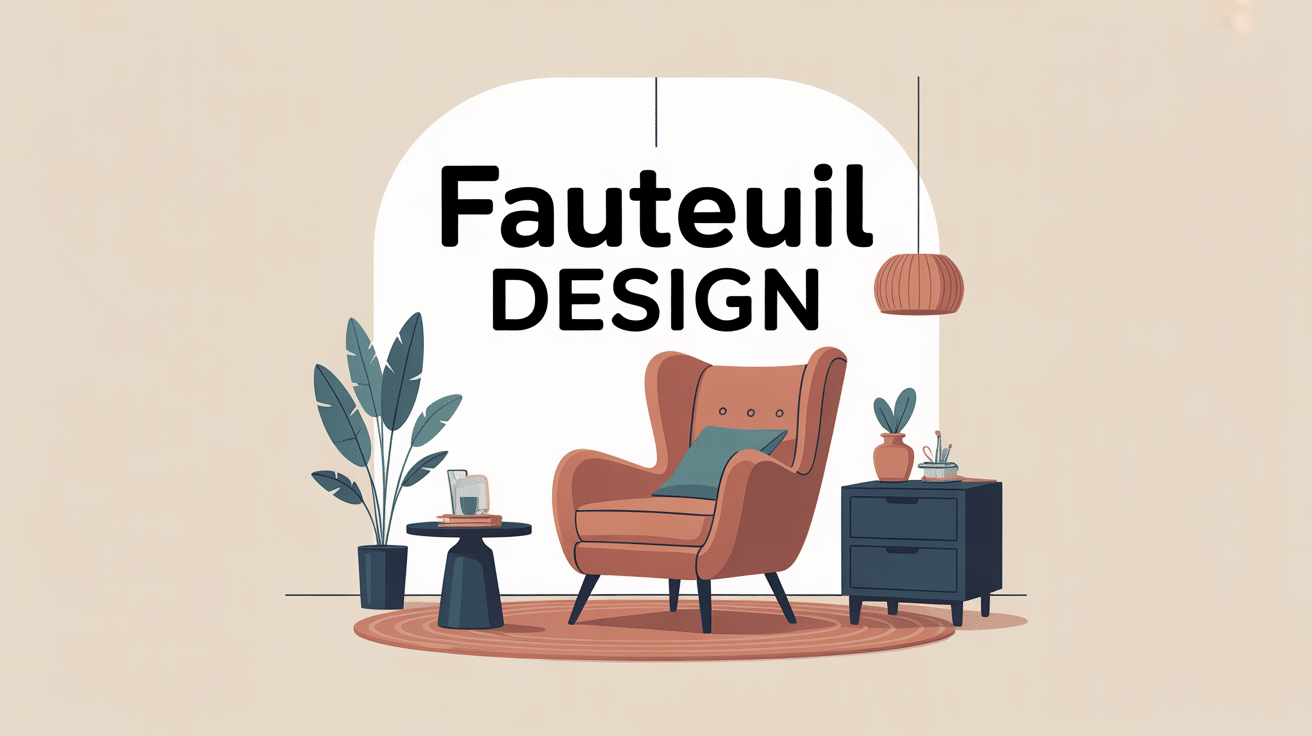 fauteuil design made in design dans salon moderne décoré