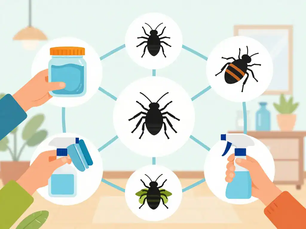 élimination insecte noir maison