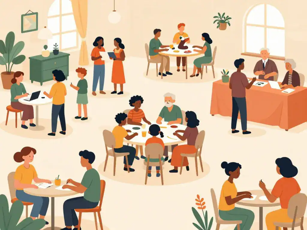 Ambiance conviviale à La Fabrique Cavaillon, diversité des publics et activités