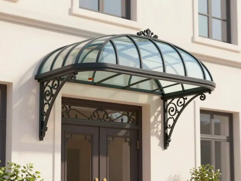 marquise marquise verriere structure facade