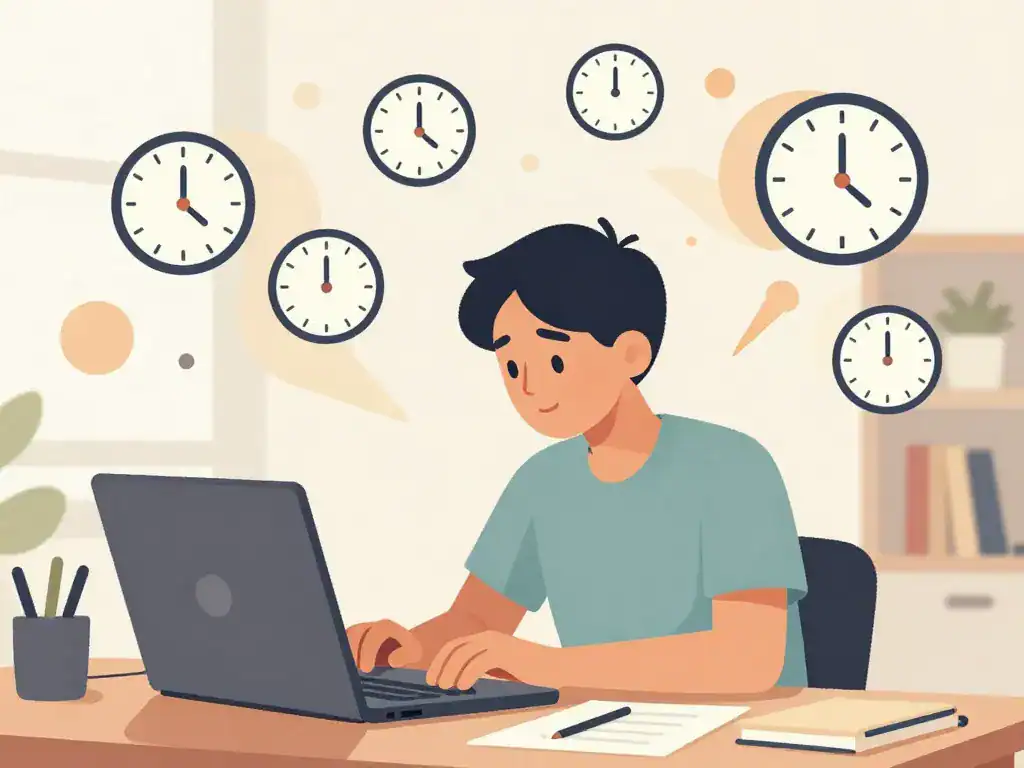 minuteur 15 minutes productivité organisation blocs de temps