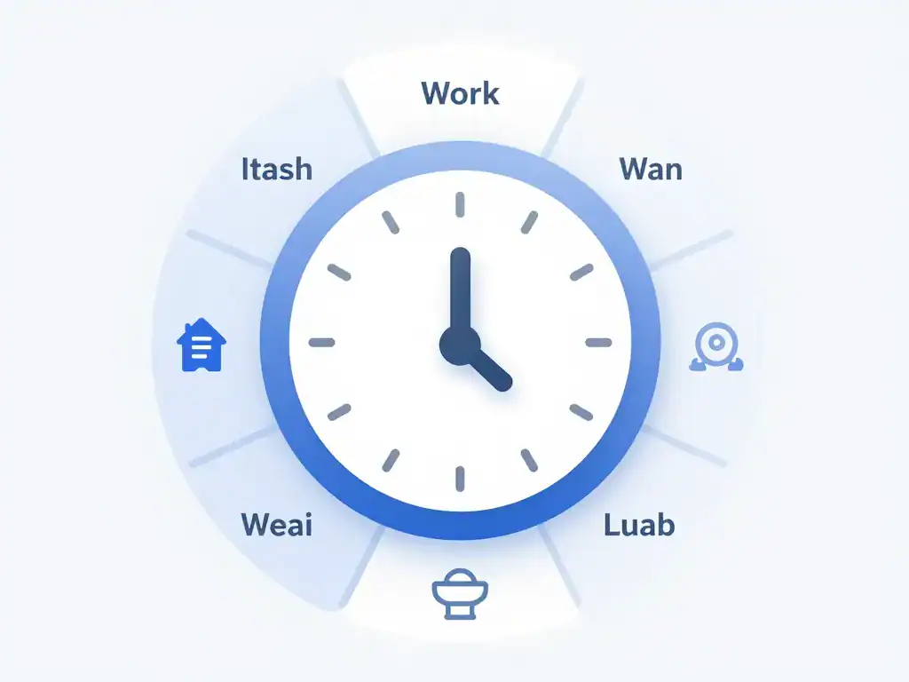 diagramme minuteur 20 minutes pour organiser le travail