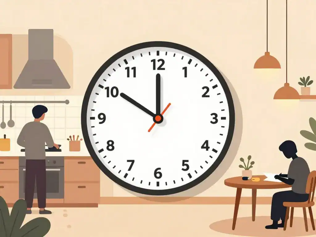 scène minuteur 20 minutes cuisine et quotidien