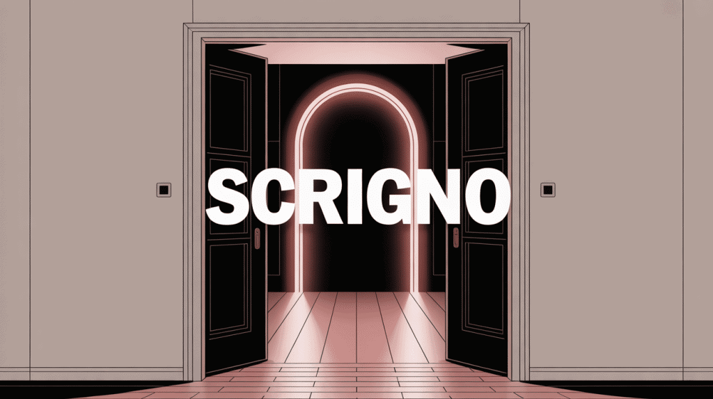 Illustration Scrigno concept global moderne