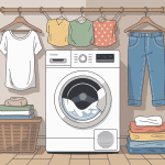 machine lavante sechant linge illustration guide