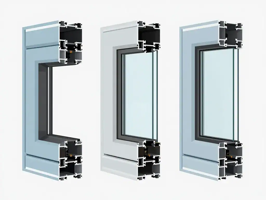 Diagramme comparatif profils fenêtres Veka