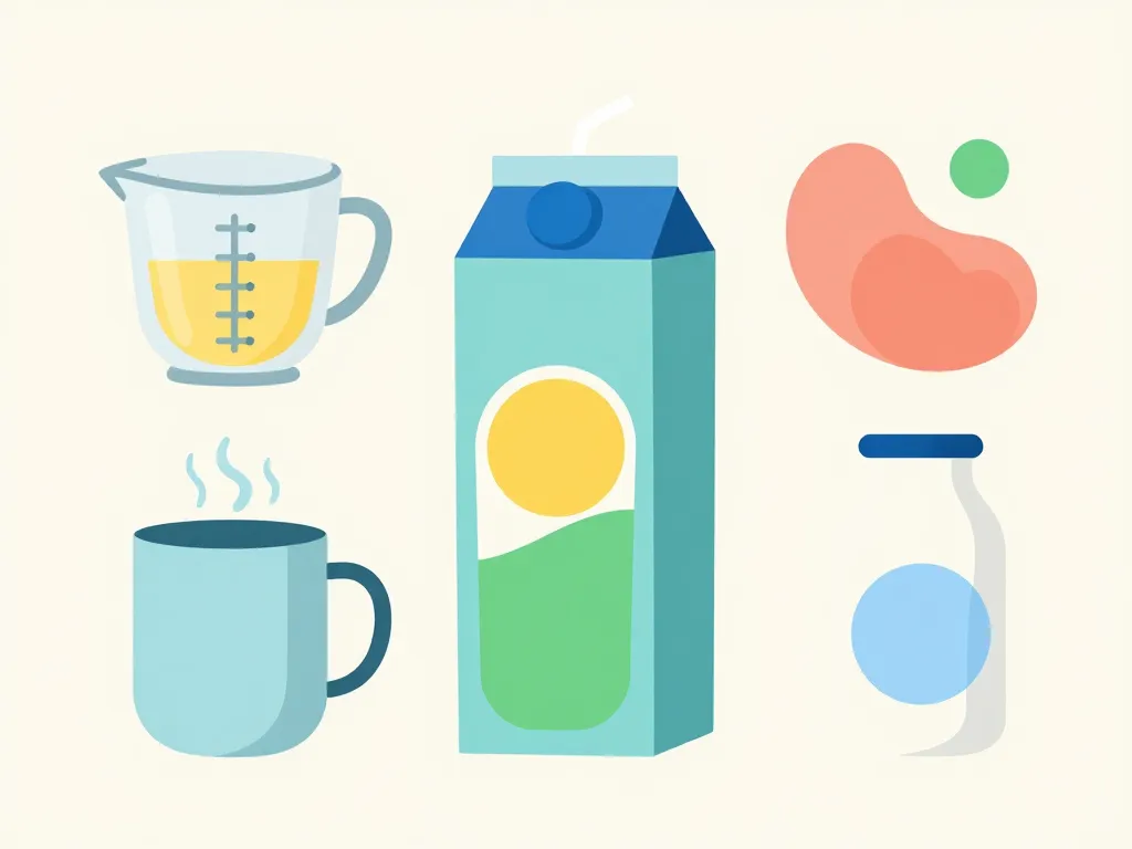 250 ml en l repères objets et comparatif volumes