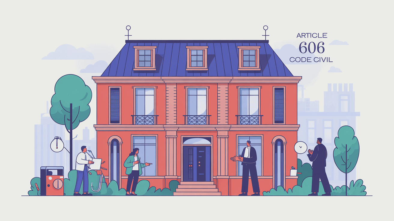 schéma épuré bâtiment article 606 du code civil