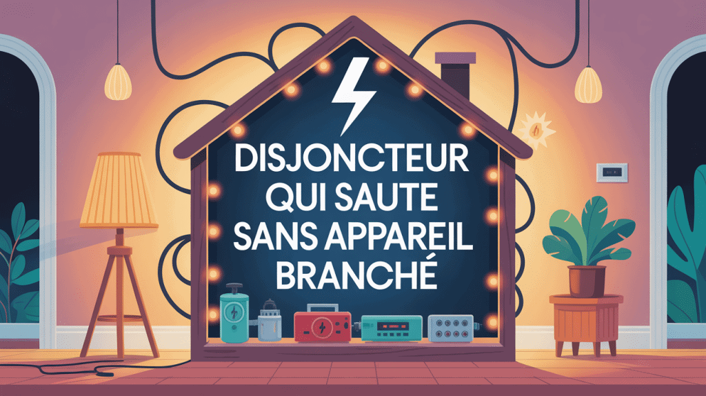 Image disjoncteur saute sans rien de branché maison sécurisée