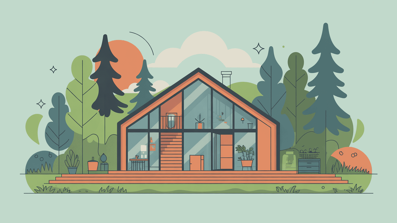 Illustration maison conteneurs prix design moderne