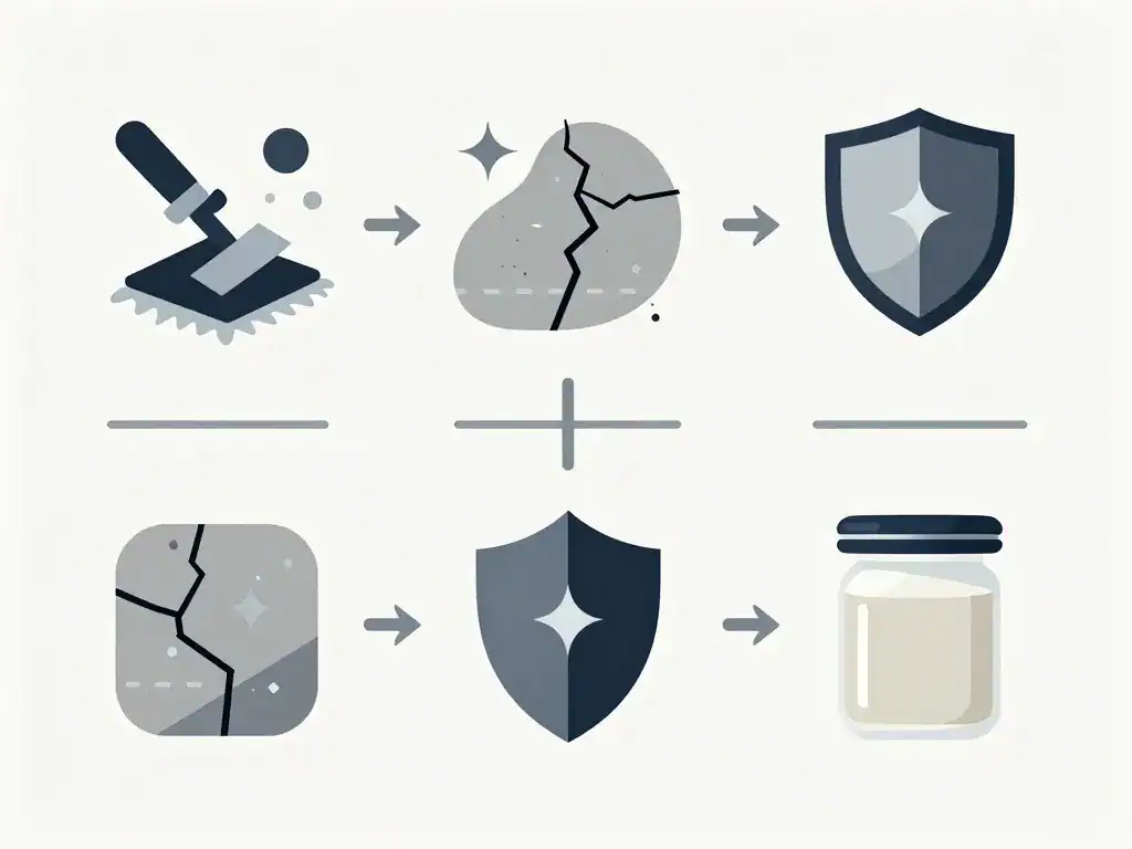 préparer sol garage pour revetement étapes visuelles