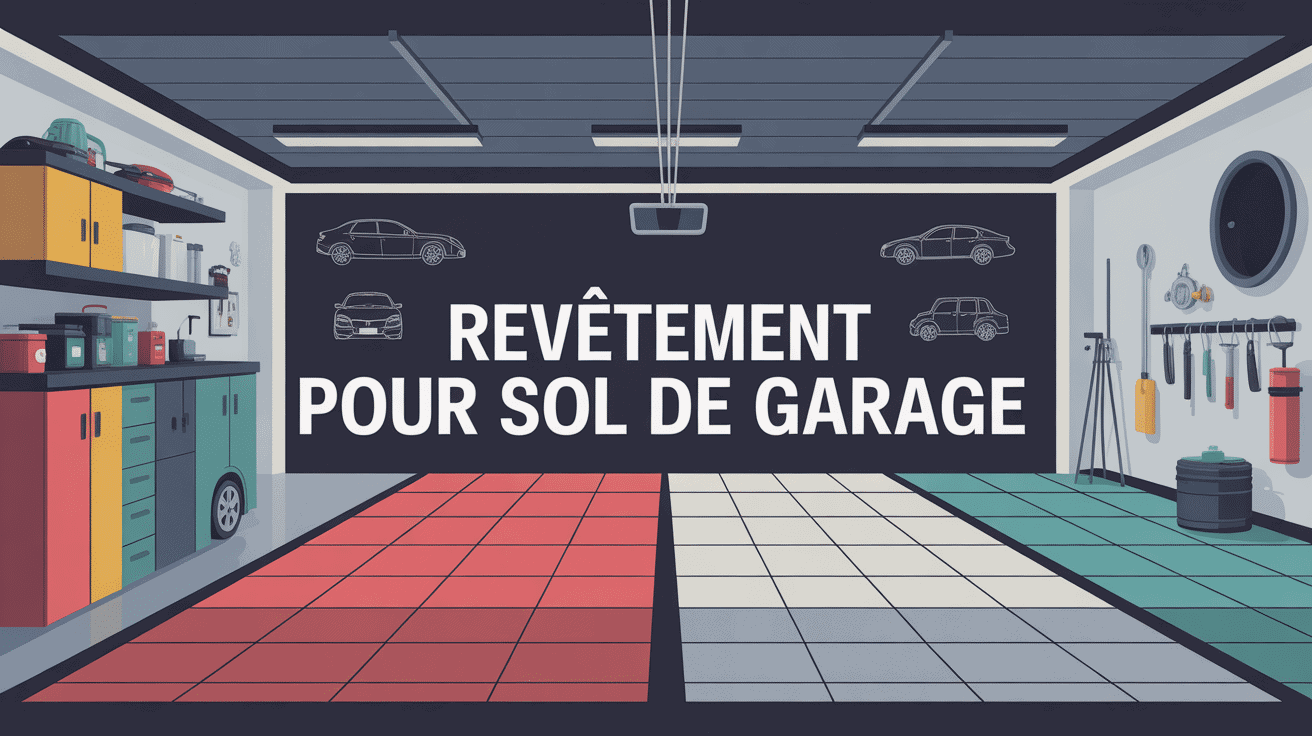 revetement pour sol garage types modernes illustration