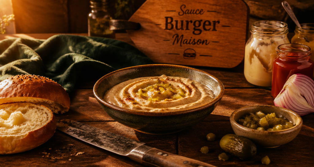 Sauce burger maison : 3 ingrédients et 5 minutes pour réussir vos burgers comme au restaurant