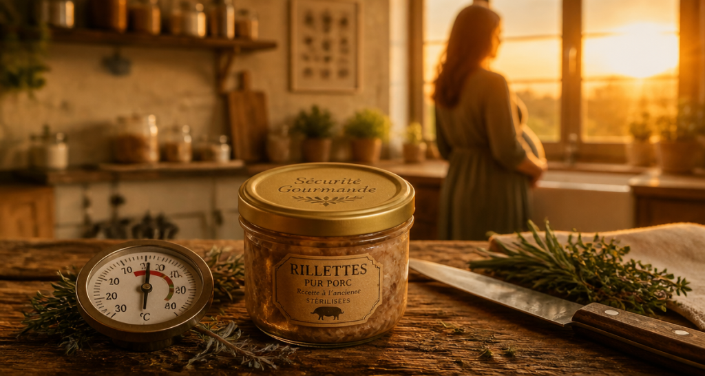 Rillettes et grossesse : la stérilisation à 100°C comme seul gage de sécurité