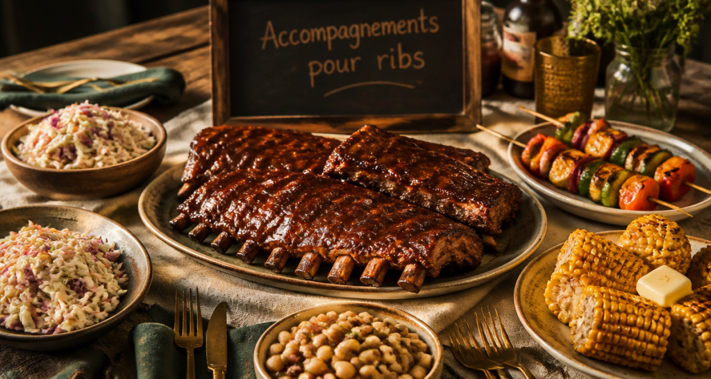 Accompagnement pour ribs : 5 idées gourmandes et le secret pour éviter les erreurs de texture
