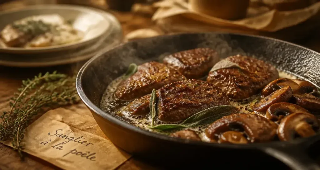 Cuire le sanglier à la poêle : 3 techniques pour une viande tendre et savoureuse
