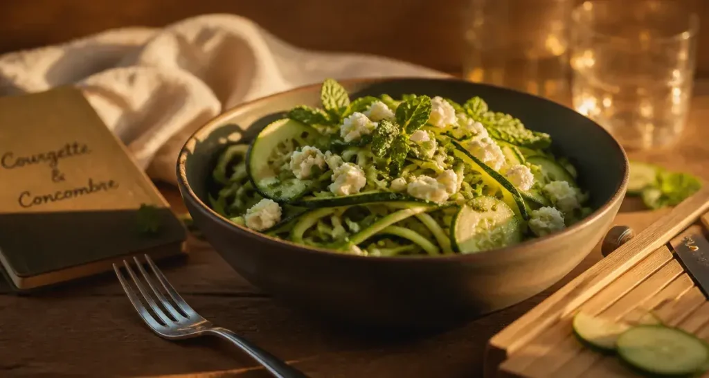 Courgette et concombre : 2 techniques de découpe pour sublimer vos salades estivales