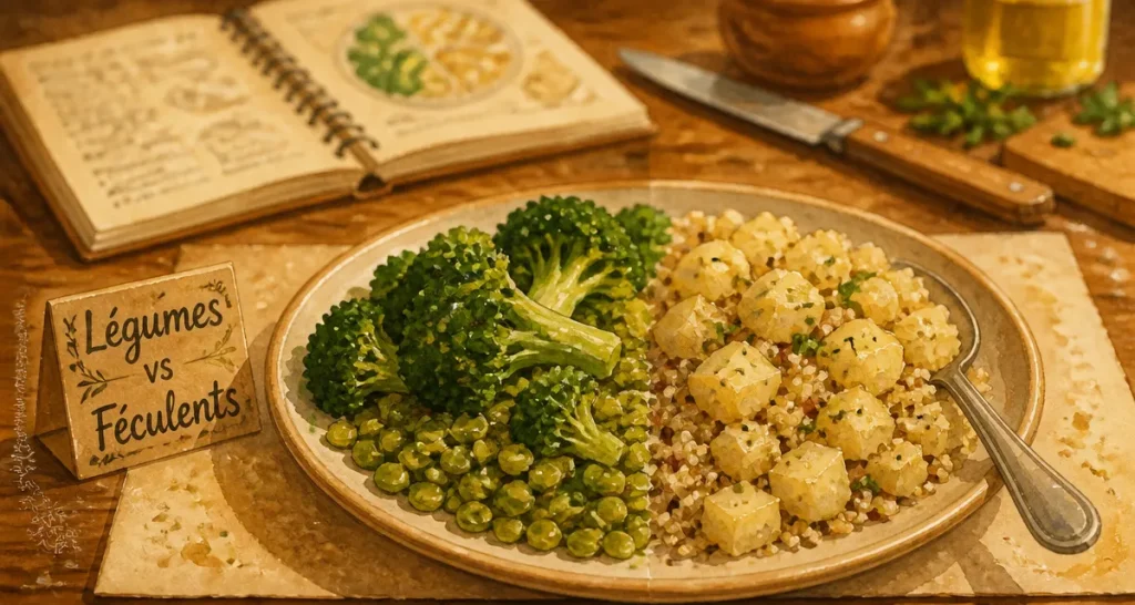 Légumes et féculents : le guide pratique pour composer une assiette équilibrée