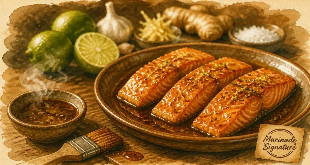 Marinade pour le saumon : 30 minutes au frais et 2 erreurs à bannir pour un filet fondant