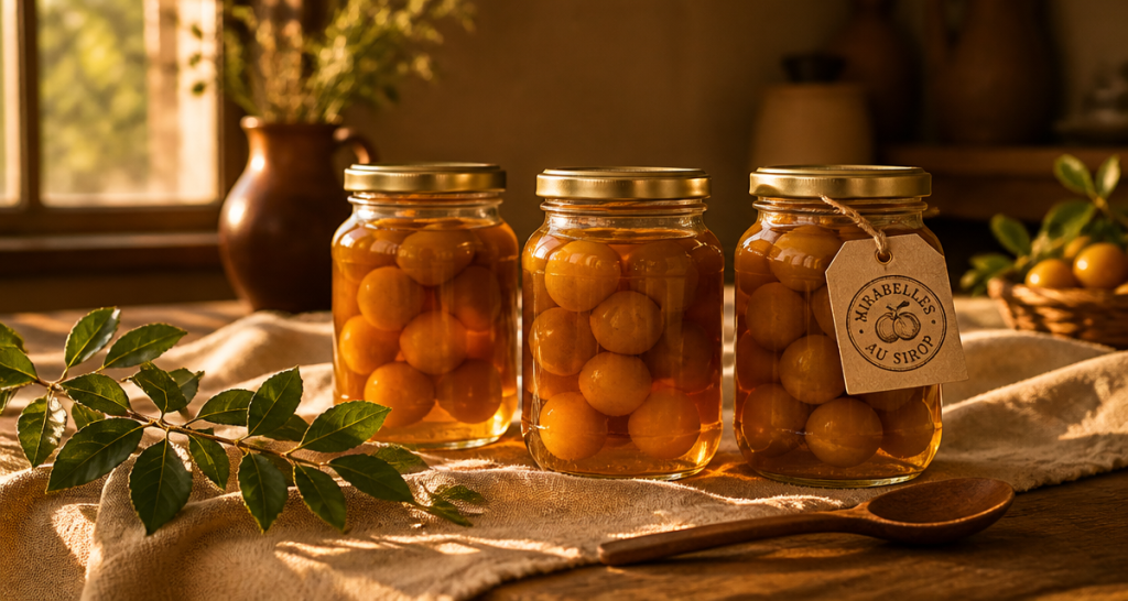 Mirabelles au sirop : la méthode sans stérilisation pour préserver leur croquant