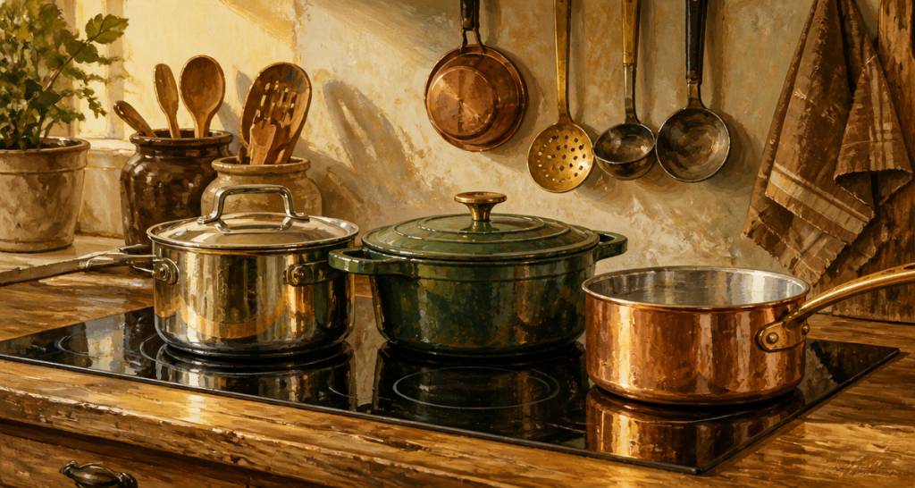 Plaque vitrocéramique : 3 critères techniques pour choisir vos casseroles sans rayer le verre