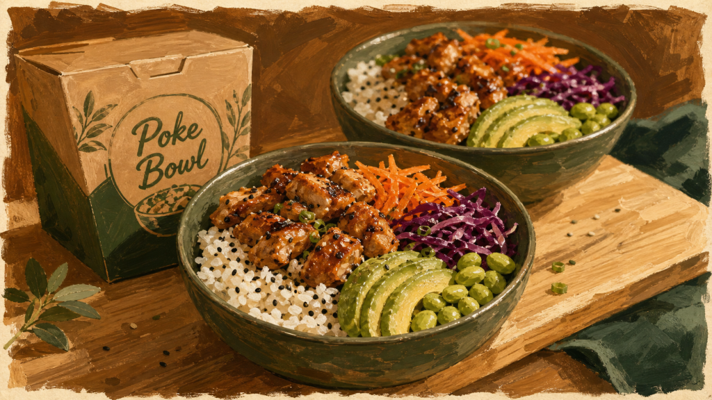 Poke bowl au poulet : 4 étapes pour une marinade parfaite et un bol équilibré