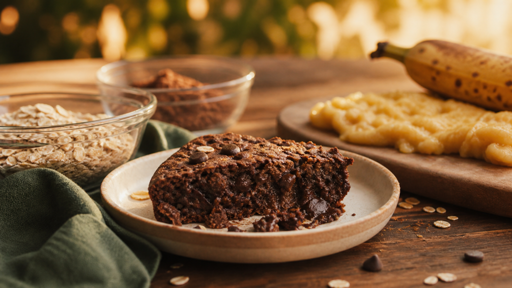 Gâteau au chocolat et flocons d’avoine : une alternative saine et gourmande