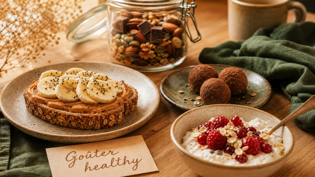 Goûter healthy : 4 associations simples pour calmer la faim et tenir jusqu’au dîner