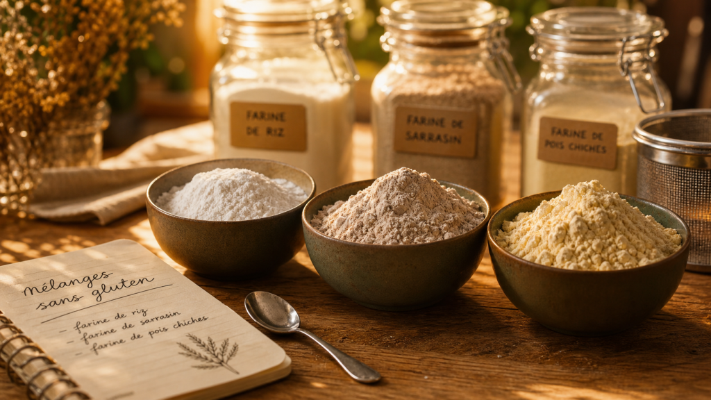 Quelle farine sans gluten choisir selon vos recettes ? Riz, sarrasin, pois chiche