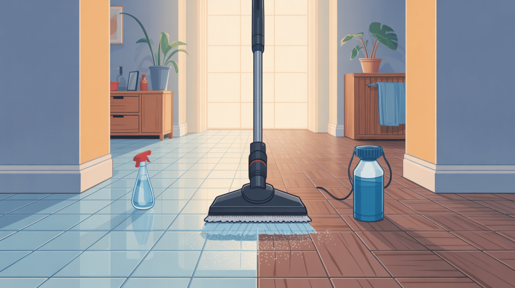 dreame h12 pro laisse des traces sur sol carrelage et parquet avant après nettoyage