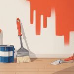 application enduit peinture mur outils rénovation