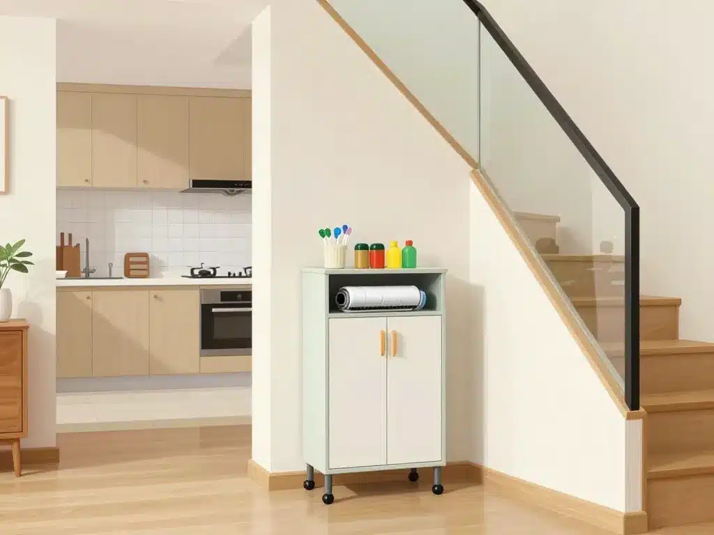 meuble range balai et aspirateur intégré dans différentes pièces