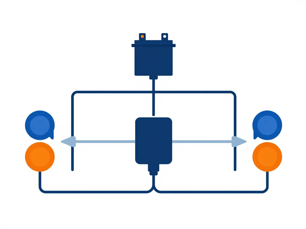 lire schéma relais clignotant circuit