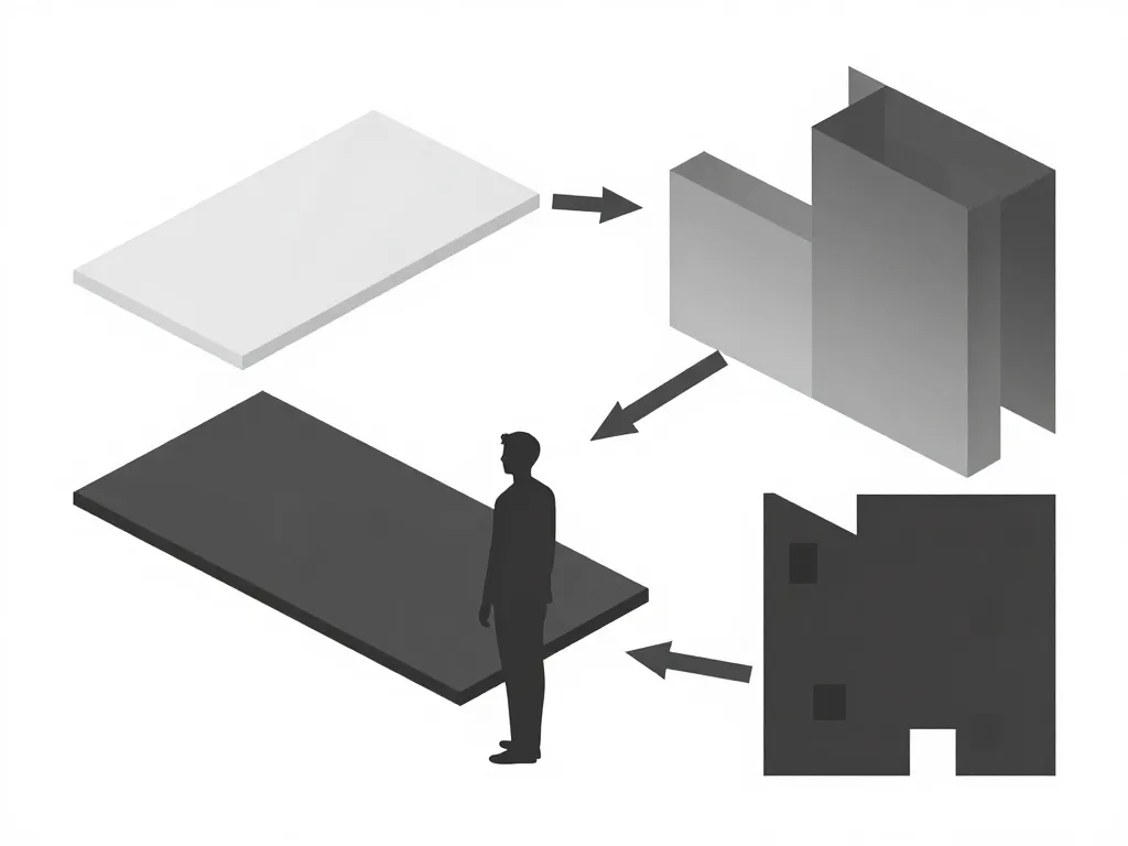 masse volumique béton, schéma impacts bâtiment