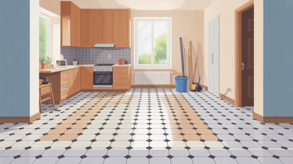 poser du carrelage sur du carrelage inconvénients illustration modern