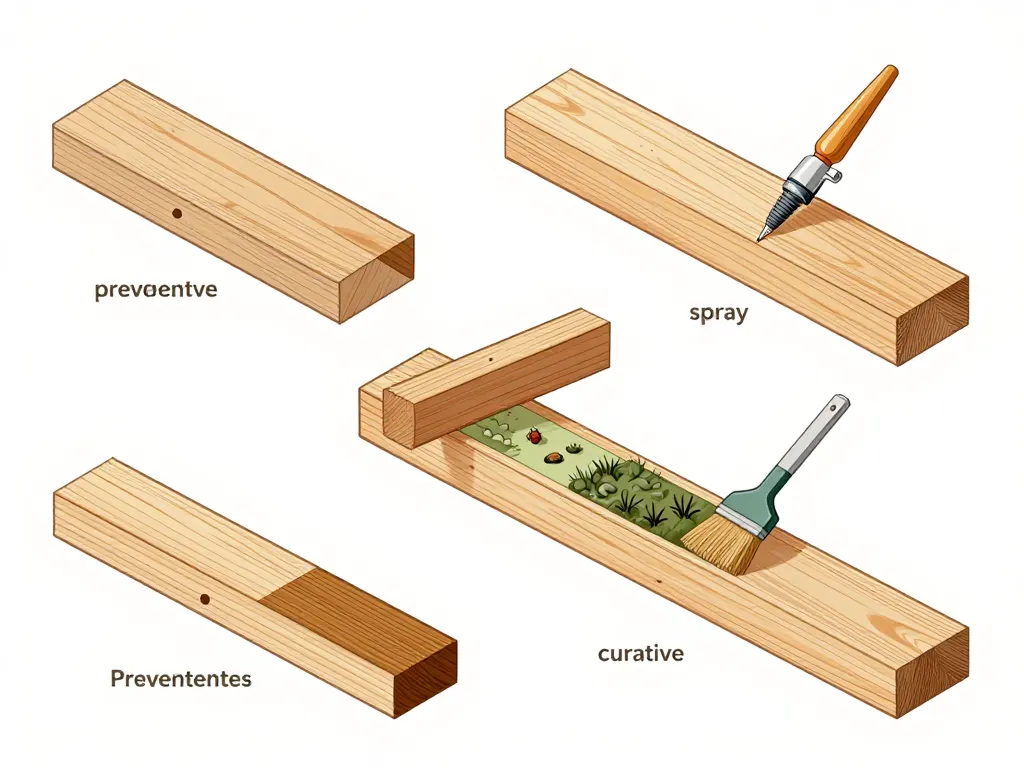 traitement charpente diagramme techniques bois