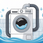 tuyau vidange machine à laver connecté évacuation